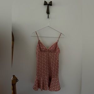 Urban Outfitters Kimchi Blue Printed Satin Mini Dress